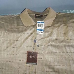 New Tasso Elba Golf shirt 100% Mercerized Cotton